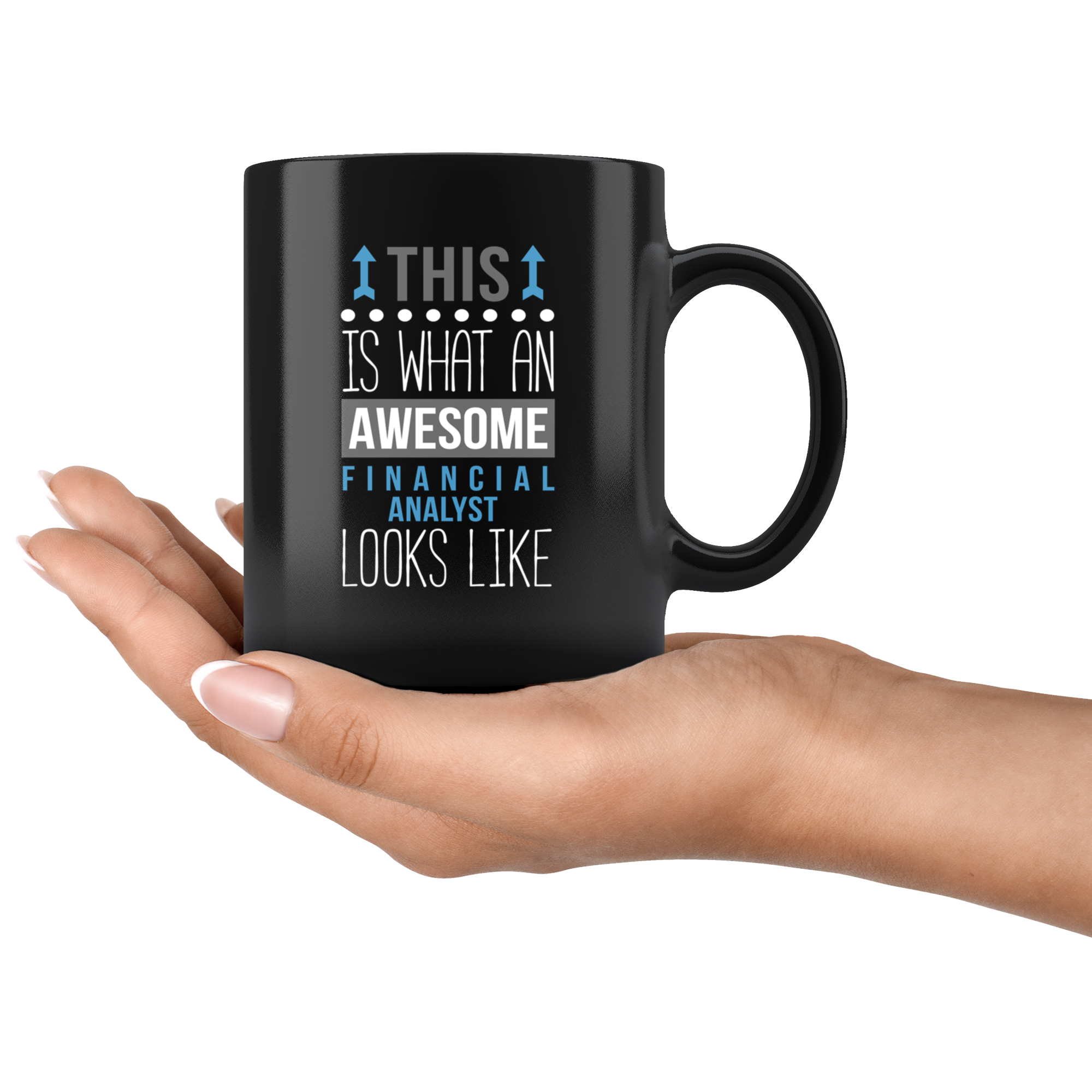 Mug Financial analyst mug - Awesome Financial analyst looks like mug -Financial analyst coffee mug Financial analyst coffee cup (11oz) Black