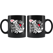 German Shepherd mug - German Shepherd owner - I love my German Shepherd more than people- German Shepherd Cofee cup Dog Lover 11oz Black