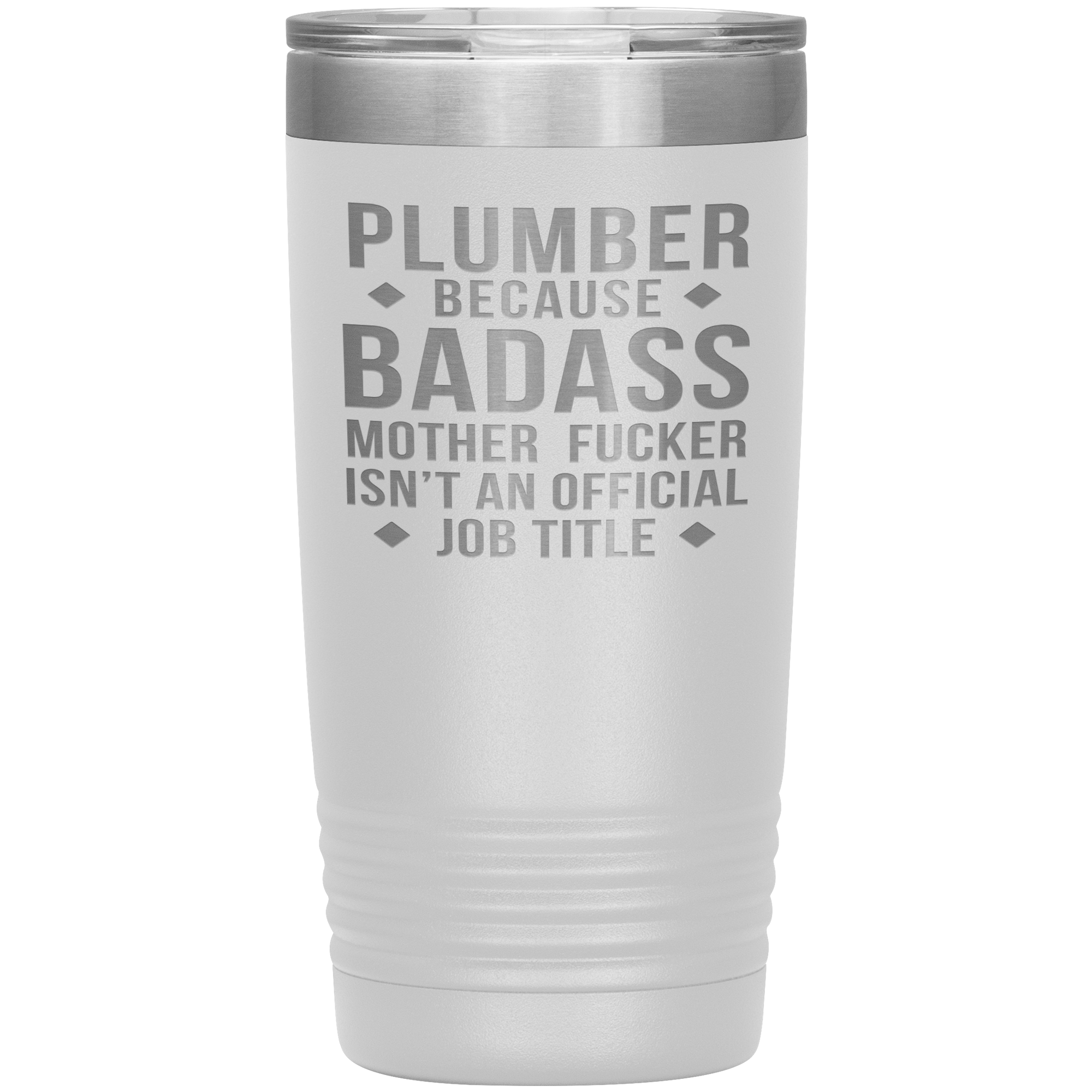 Personalizable Plumber Gift, Plumber badass, 20oz Tumbler, Travel mug, Coffee Tumbler, Present for Plumber Colleague
