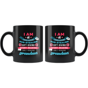 Mother's Day Gift I am a cheek-kissing hug-stealing gift-giving story-reading smile-bringing grandma Gift Mug Tea Cup 11oz Black