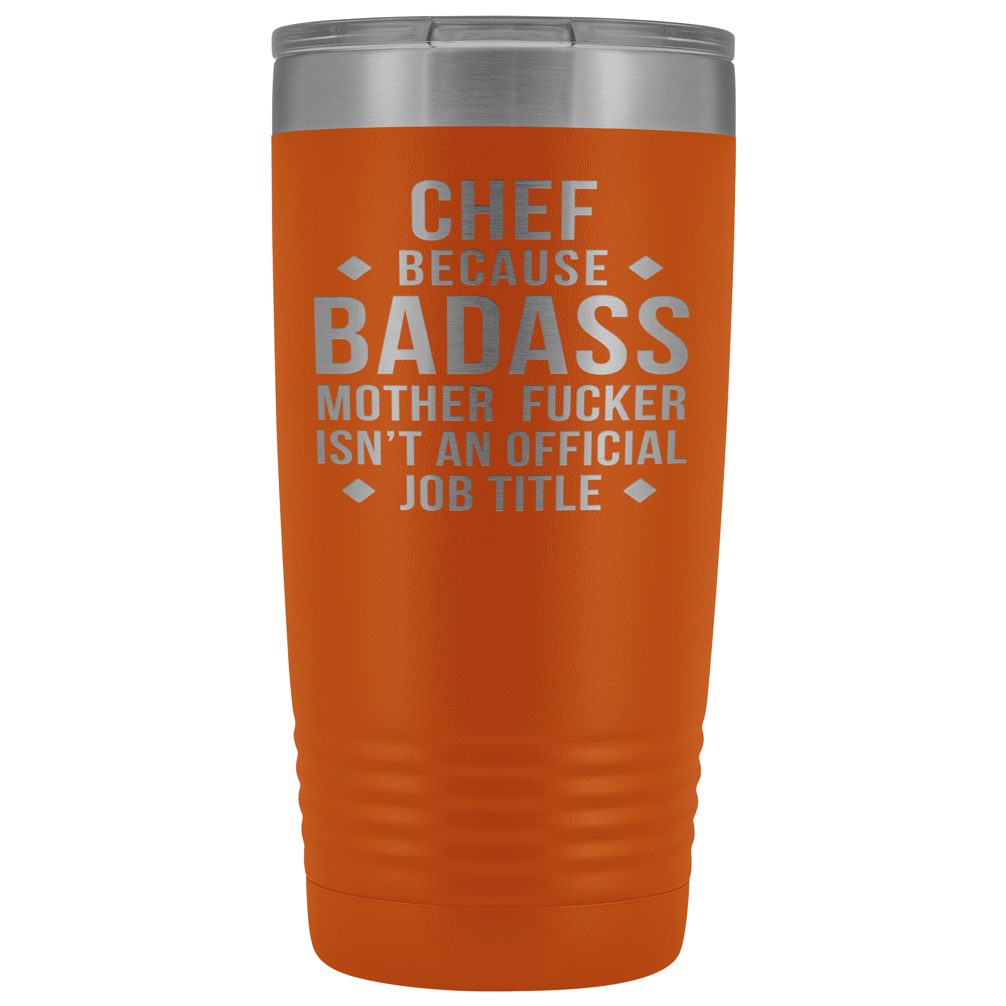 Chef Gift, Chef badass, 20oz Vacuum Tumbler, Travel mug, Coffee Tumbler, Present for Chef