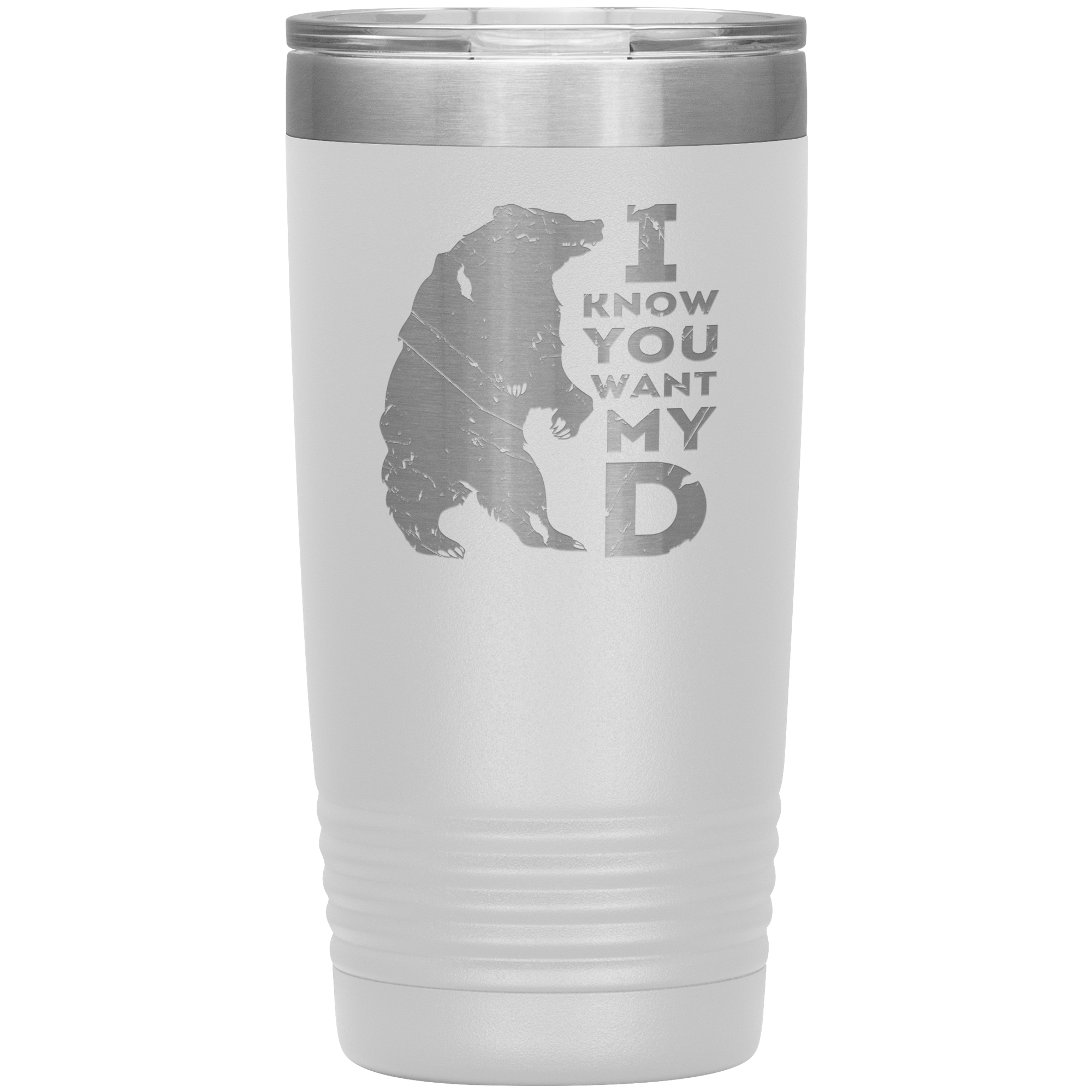 Beard Gift, I know you want my bearD, 20oz Tumbler, Travel mug, Coffee Tumbler, Tea Tumbler