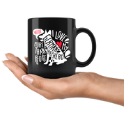 German Shepherd mug - German Shepherd owner - I love my German Shepherd more than people- German Shepherd Cofee cup Dog Lover 11oz Black