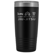 BJJ Gift, Sleep, breath eat, jiu jitsu, Tumbler, Travel mug, Coffee Tumbler, Tea Tumbler 20oz