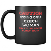 Caution pissing off a czech woman