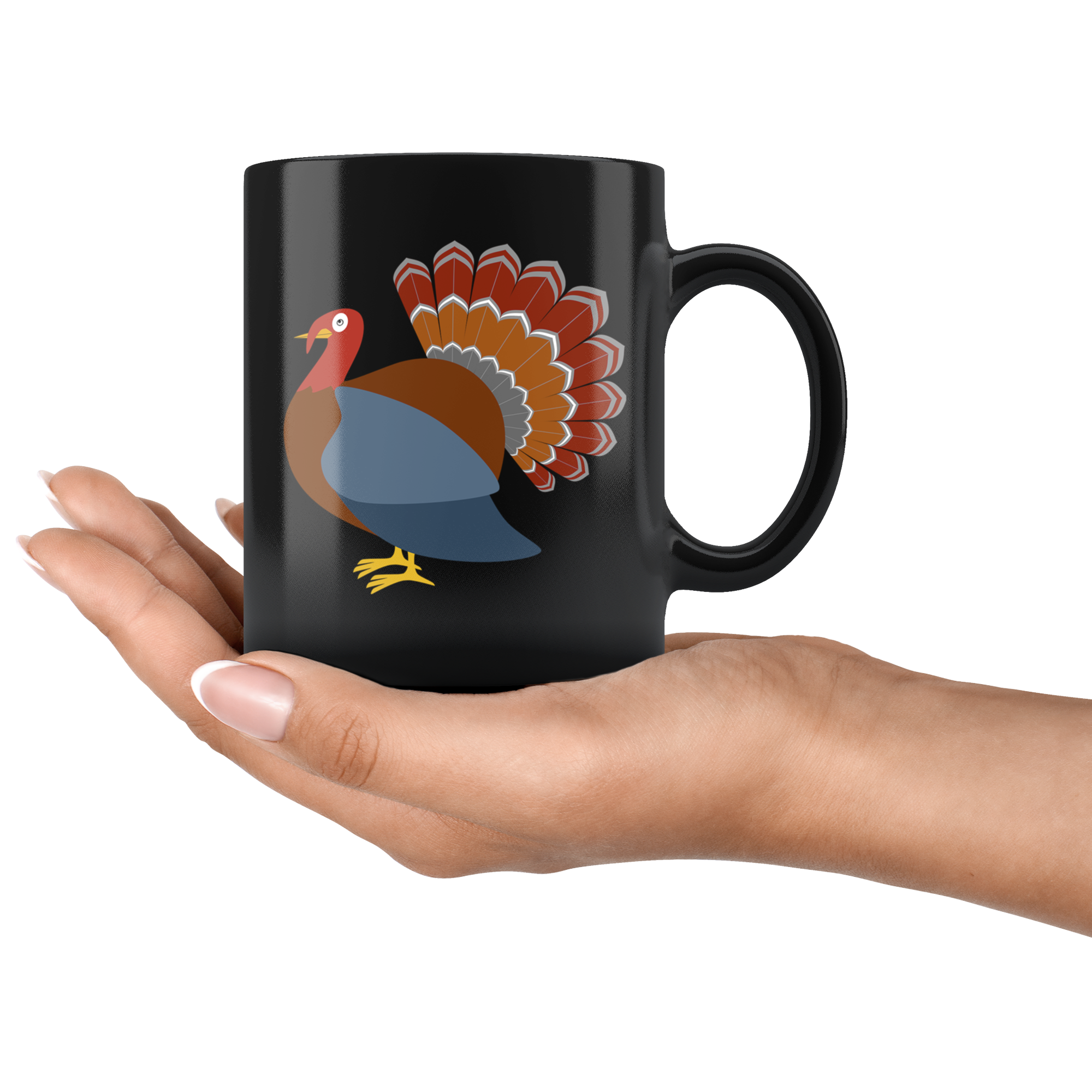 Black Mug for Turkey lovers