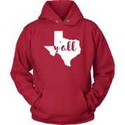 Texas Y'all Gift, Unisex Longsleeve, Hoodie, Crewneck long sleeve, Sweatshirt, Jersey