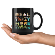 Mug Vet Tech gifts Veterinarian mug Real doctors treat more than one species mug - Vet Nurse coffee mug Veterinary coffee cup Black (11oz)