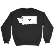 Washington Love Washington Gift, Unisex Longsleeve, Hoodie, Crewneck long sleeve, Sweatshirt, Jersey