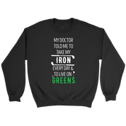 Golf My doctor told me to take my iron every day Gift, Unisex Longsleeve, Hoodie, Crewneck long sleeve, Sweatshirt, Jersey