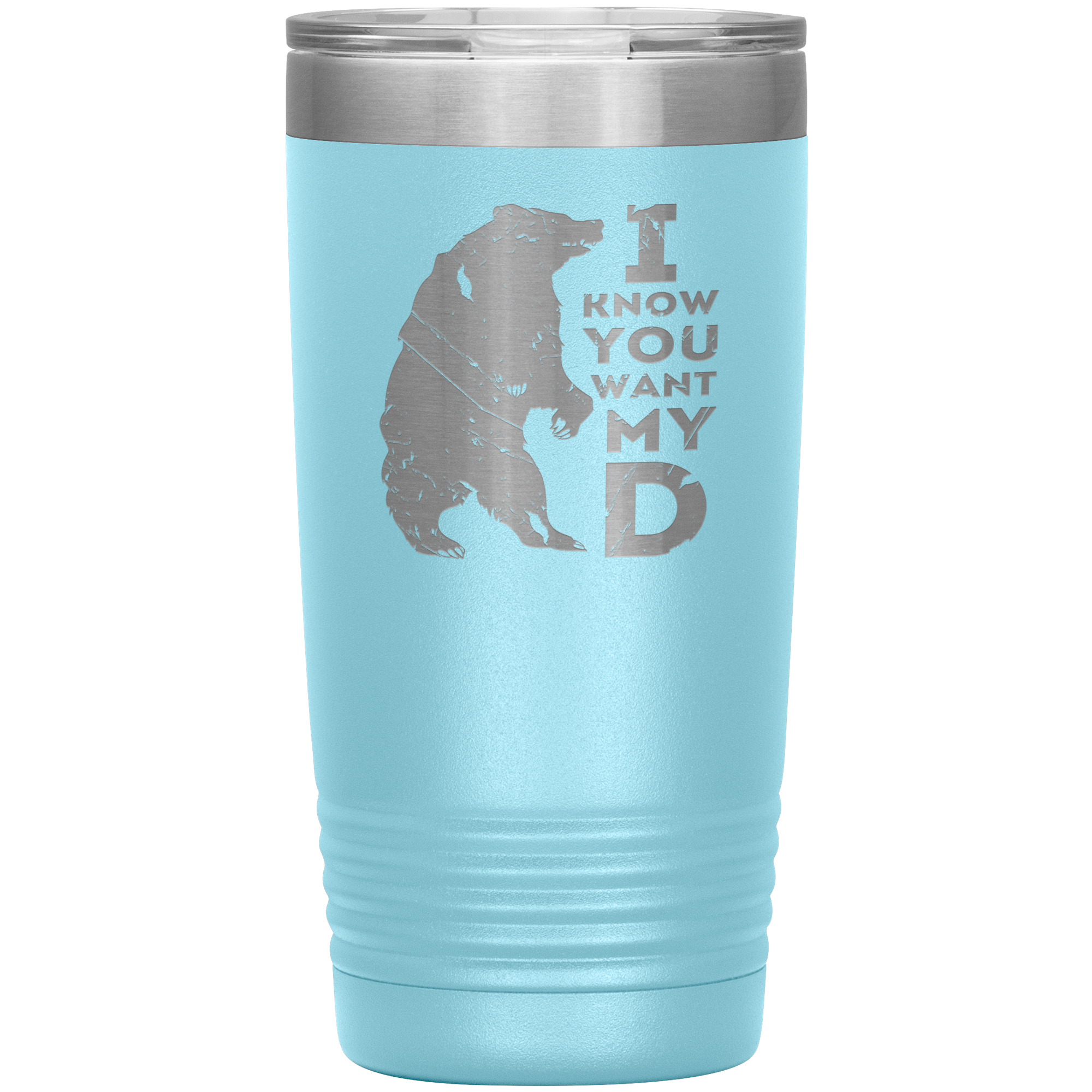Beard Gift, I know you want my bearD, 20oz Tumbler, Travel mug, Coffee Tumbler, Tea Tumbler