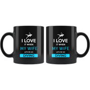 i love when my wife let me diving