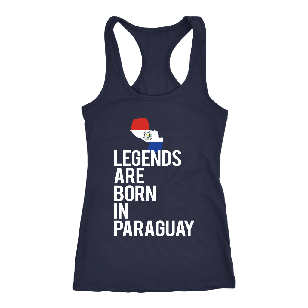 Paraguay Gift, Legends are born in Paraguay Tank Top