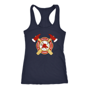 Firefighter Fueled by hell's fire, driven by courage Tank Top
