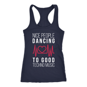 Nice people Dancing to good Techno Music