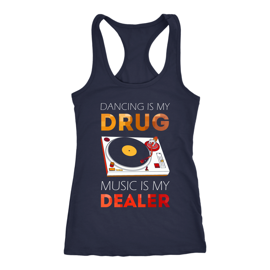 Techno Dancing is my drug, music is my dealer Tank Top Gift, Birthday Present