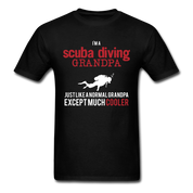 [SPOD] Scuba Diving Gift, I'm a Scuba Diving grandpa, Grandpa tee, Unisex T-shirt, Grandfather gift, Grandfather t-shirt - black