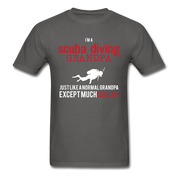 [SPOD] Scuba Diving Gift, I'm a Scuba Diving grandpa, Grandpa tee, Unisex T-shirt, Grandfather gift, Grandfather t-shirt - charcoal