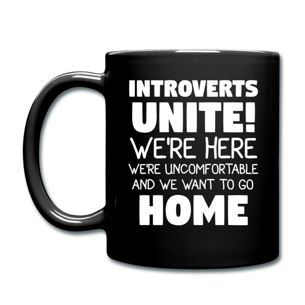 [SPOD] Introverts Full Color Mug - black