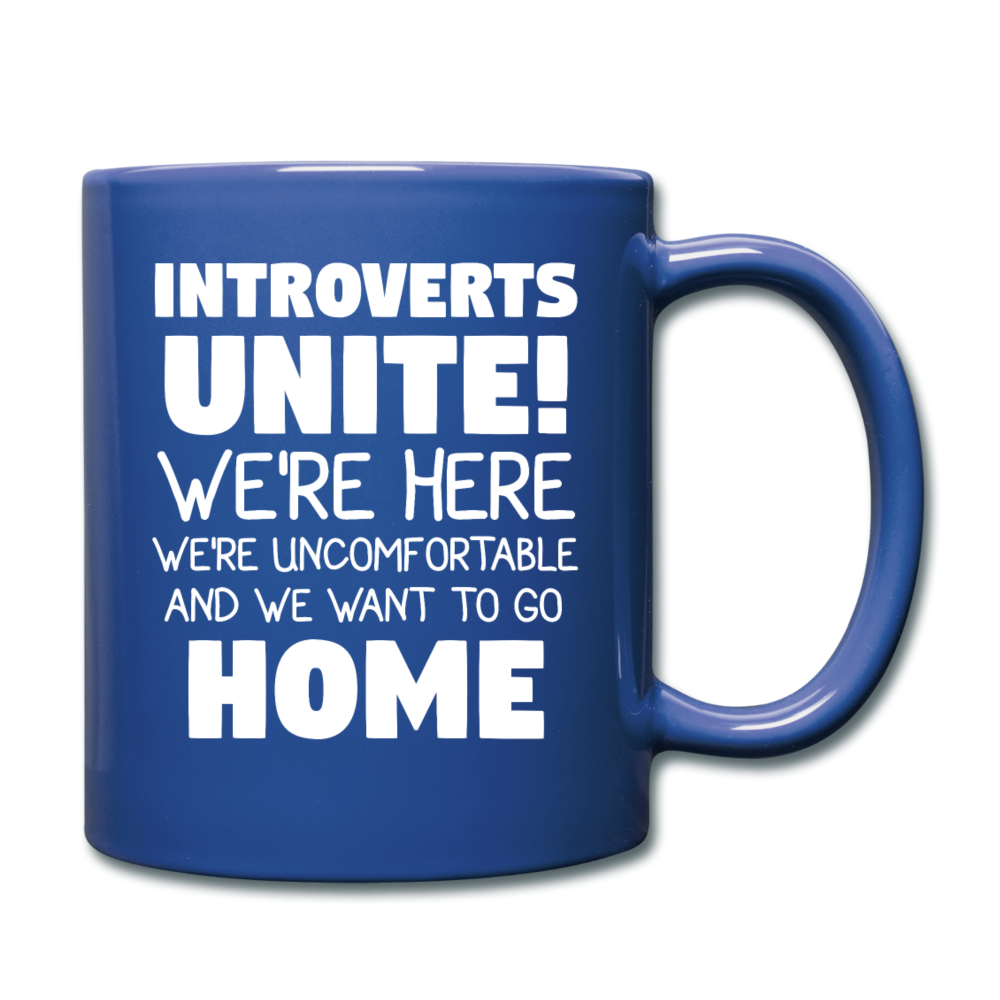 [SPOD] Introverts Full Color Mug - royal blue