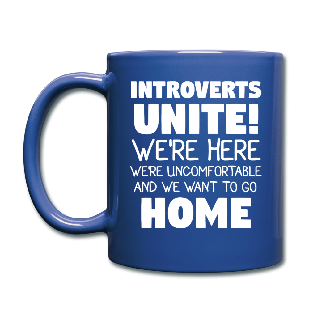 [SPOD] Introverts Full Color Mug - royal blue
