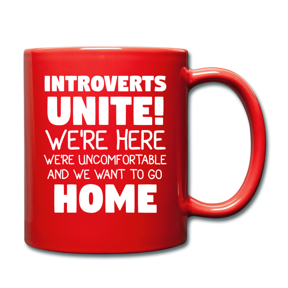 [SPOD] Introverts Full Color Mug - red
