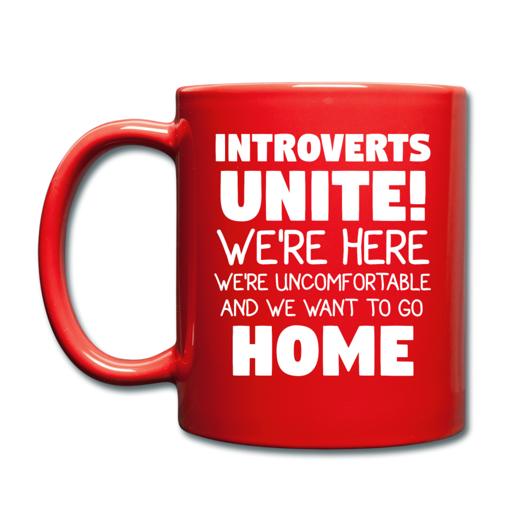 [SPOD] Introverts Full Color Mug - red
