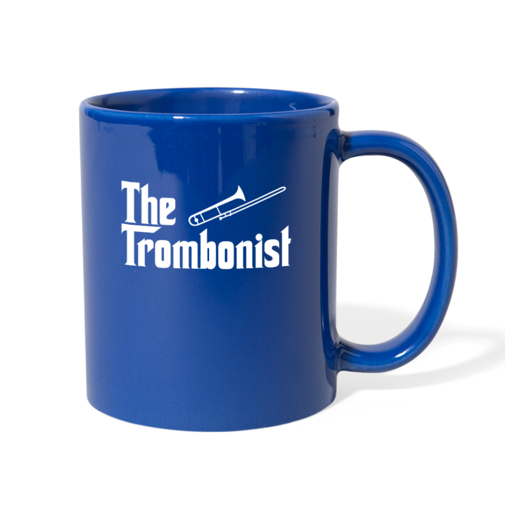 [SPOD] he Trombonist, Black Coffee Mug, Tea Cup for people who love playing Trombone - royal blue
