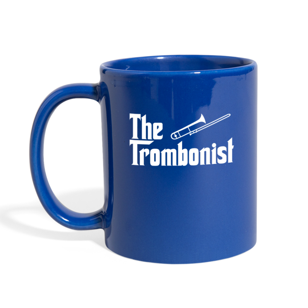 [SPOD] he Trombonist, Black Coffee Mug, Tea Cup for people who love playing Trombone - royal blue