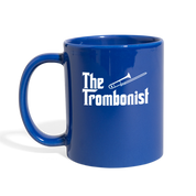 [SPOD] he Trombonist, Black Coffee Mug, Tea Cup for people who love playing Trombone - royal blue