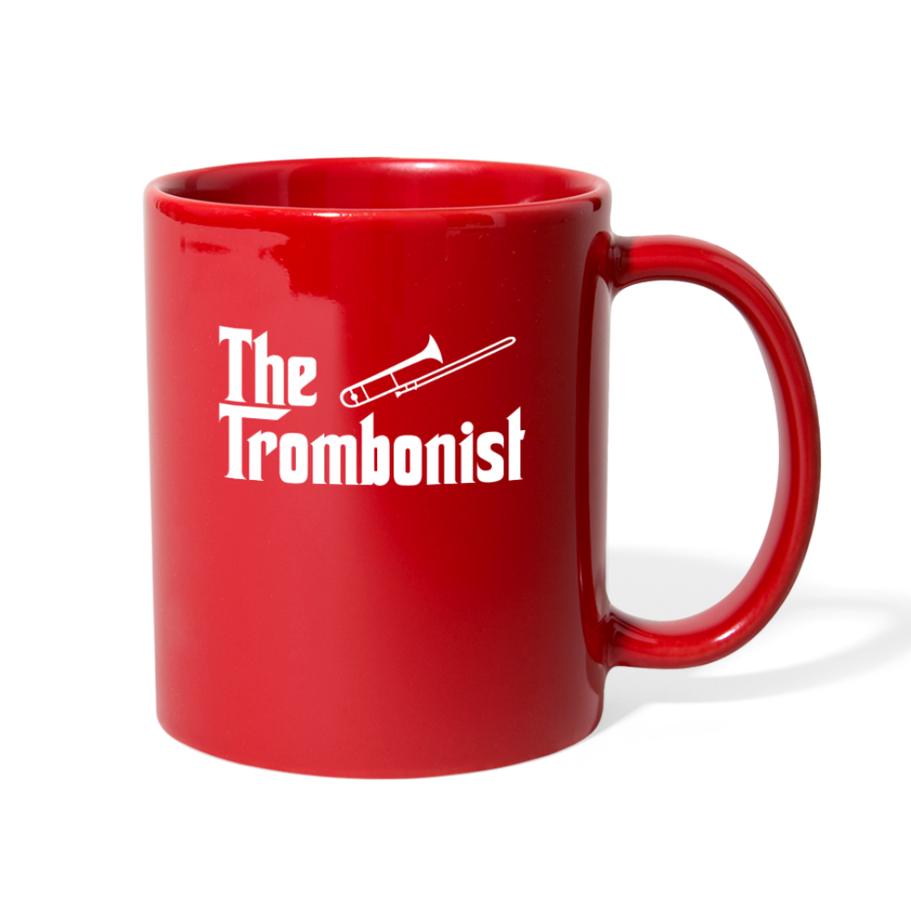 [SPOD] he Trombonist, Black Coffee Mug, Tea Cup for people who love playing Trombone - red