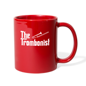 [SPOD] he Trombonist, Black Coffee Mug, Tea Cup for people who love playing Trombone - red