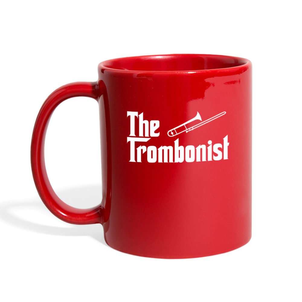 [SPOD] he Trombonist, Black Coffee Mug, Tea Cup for people who love playing Trombone - red