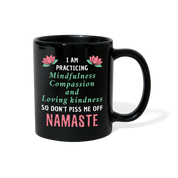 [SPOD] Buddhism - I'm Practicing 11 oz Black Coffee Mug - black