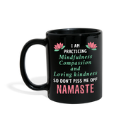 [SPOD] Buddhism - I'm Practicing 11 oz Black Coffee Mug - black