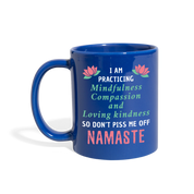 [SPOD] Buddhism - I'm Practicing 11 oz Black Coffee Mug - royal blue