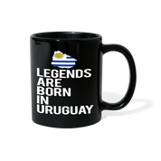 [SPOD] Black mug for people born in Uruguay, Gift for Coffee or Tea lover, Christmas gift for person born in Uruguay - black