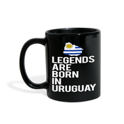 [SPOD] Black mug for people born in Uruguay, Gift for Coffee or Tea lover, Christmas gift for person born in Uruguay - black