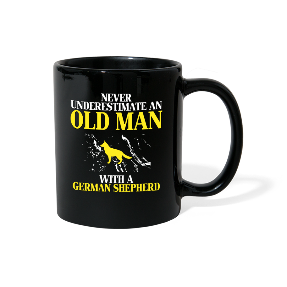 [SPOD]  Grandpa with German shepherd Gift, Papa Gift, Grandpa Gift, Mug for Gramps Mug Papa Present, Dog Lover, Christmas gift, Father's day - black