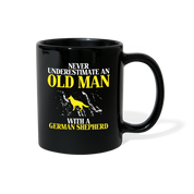 [SPOD]  Grandpa with German shepherd Gift, Papa Gift, Grandpa Gift, Mug for Gramps Mug Papa Present, Dog Lover, Christmas gift, Father's day - black