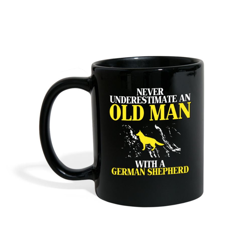 [SPOD]  Grandpa with German shepherd Gift, Papa Gift, Grandpa Gift, Mug for Gramps Mug Papa Present, Dog Lover, Christmas gift, Father's day - black