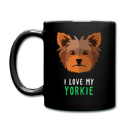 I love my yorkie Full Color Mug - black