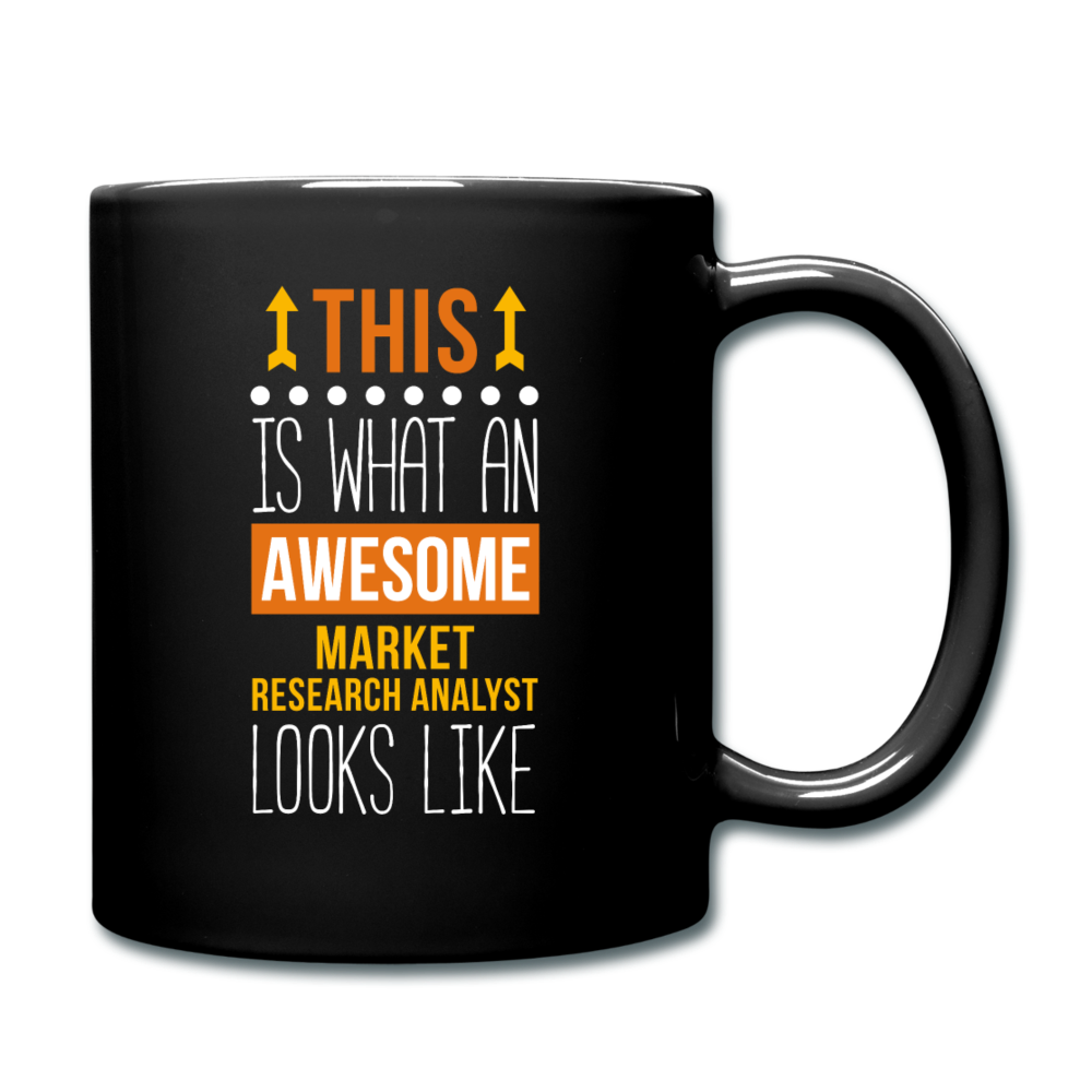 Marketer Research Analyst Full Color Mug - black
