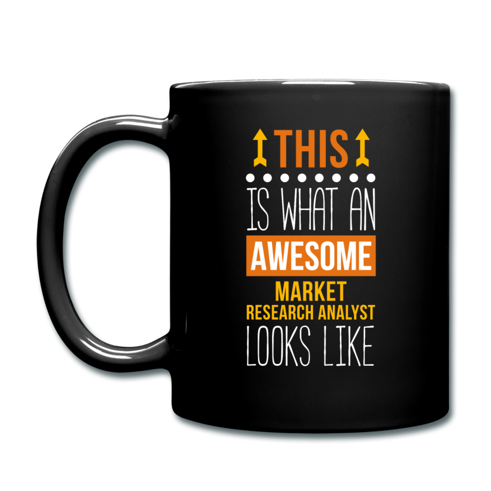 Marketer Research Analyst Full Color Mug - black