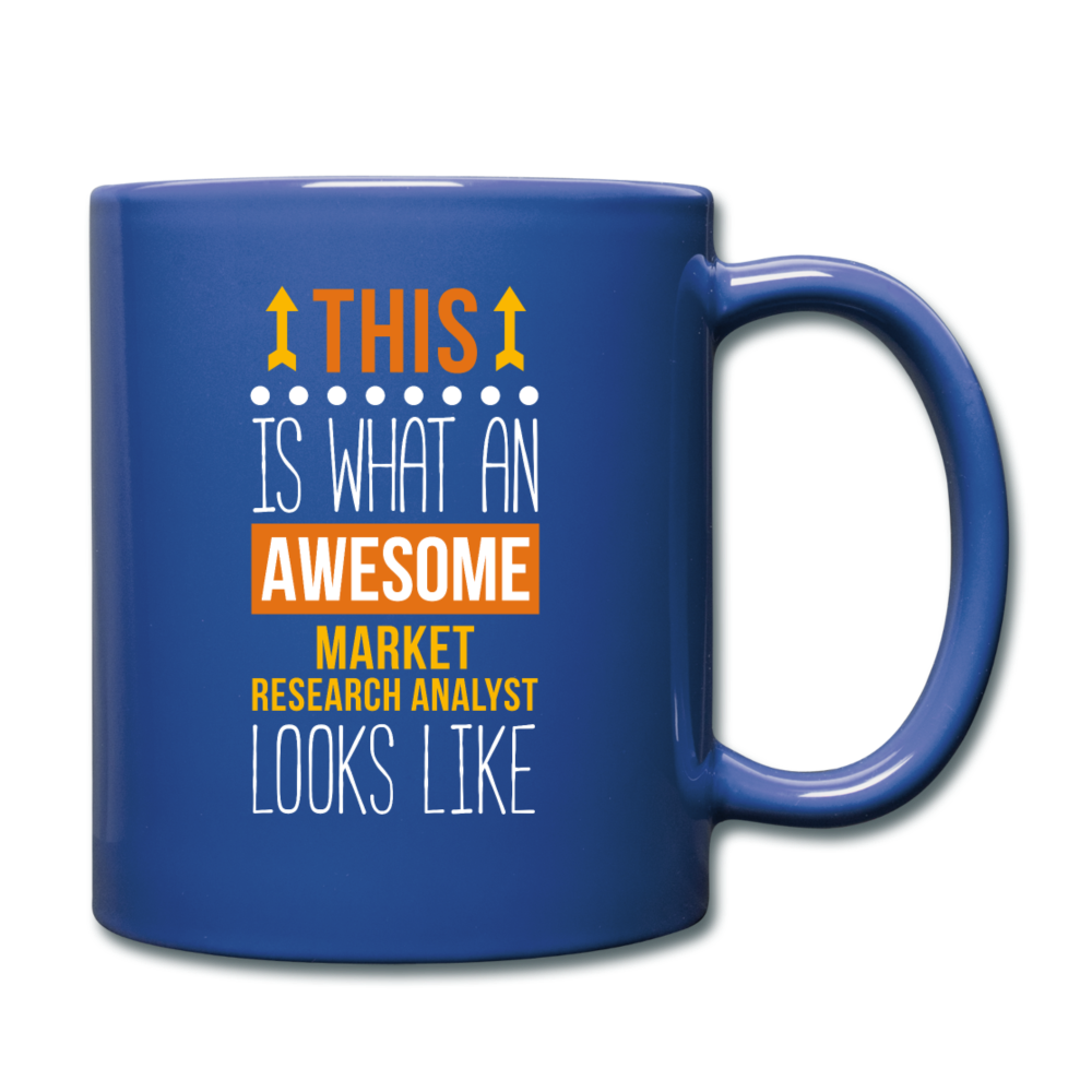 Marketer Research Analyst Full Color Mug - royal blue