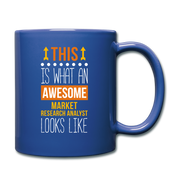 Marketer Research Analyst Full Color Mug - royal blue