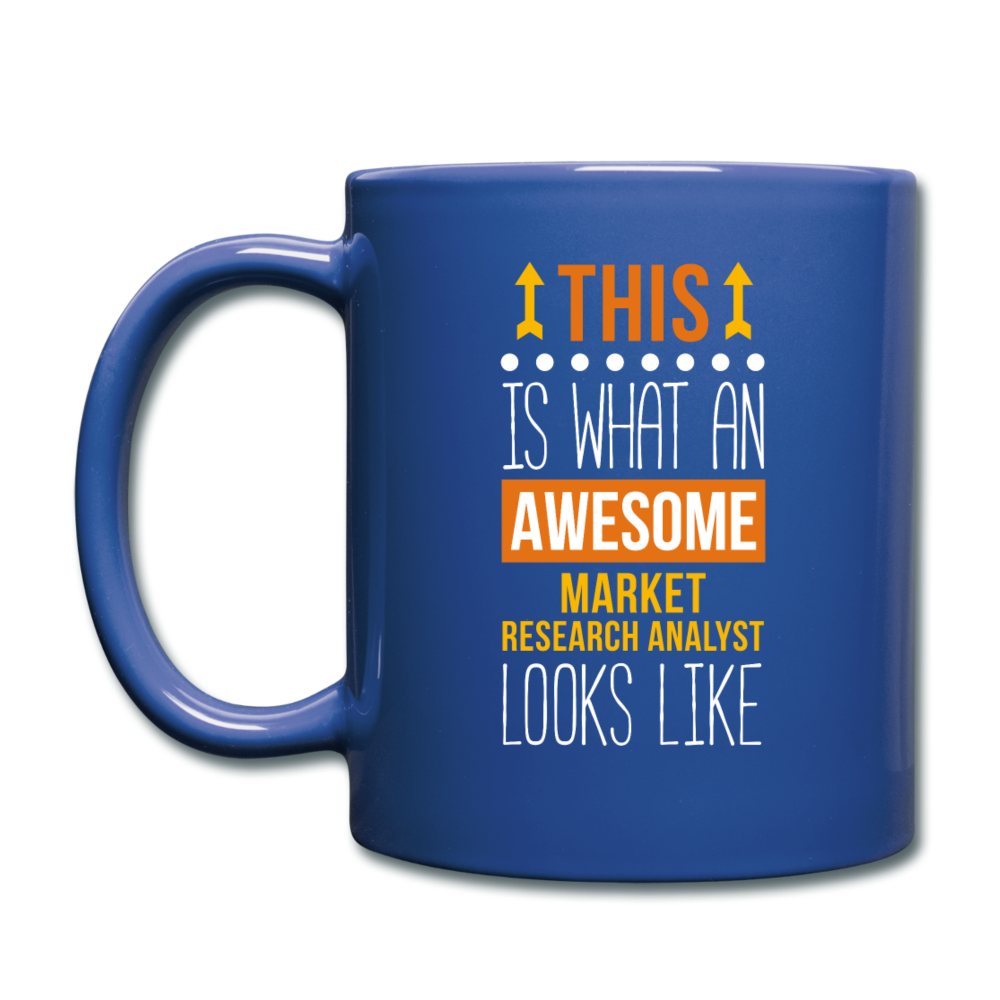 Marketer Research Analyst Full Color Mug - royal blue