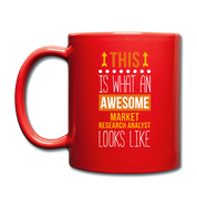 Marketer Research Analyst Full Color Mug - red