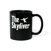 [SPOD] Skydiver, Skydiving, Skydiving Gift - The Skydiver - Black Coffee Mug, Tea Cup for people who love Skydiving - black