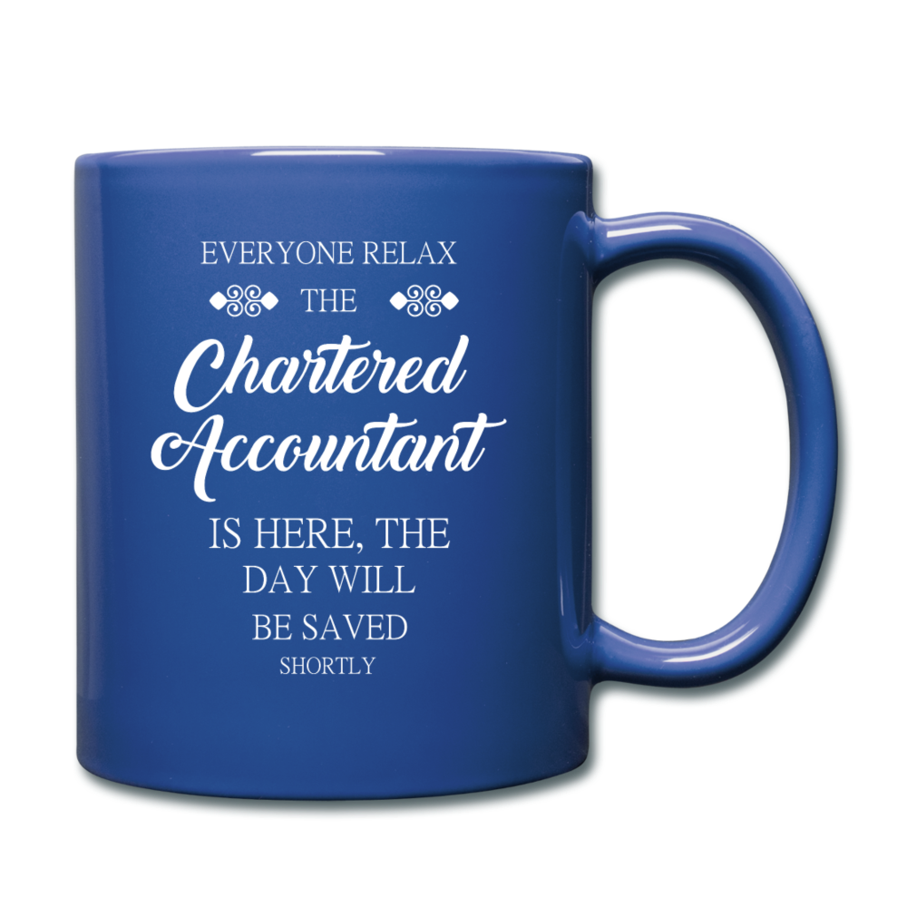 Chartered Accountant Full Color Mug - royal blue